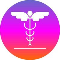 Medicine Glyph Gradient Circle Icon Design vector