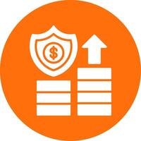Insurance Multi Color Circle Icon vector