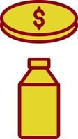 Coin Collecting Vintage Icon Design vector