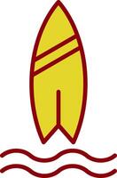 Surf Vintage Icon Design vector