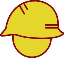 Helmet Vintage Icon Design vector