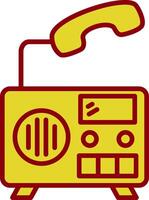 Radio Vintage Icon Design vector