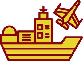 Ship Vintage Icon Design vector