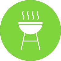 Barbecue Multi Color Circle Icon vector