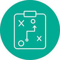 Planning Multi Color Circle Icon vector