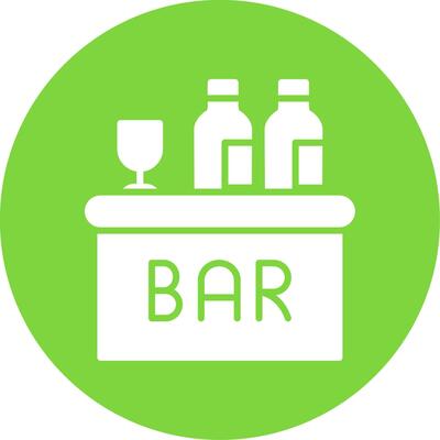 Bar Multi Color Circle Icon