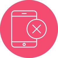 Smartphone Multi Color Circle Icon vector