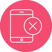 Smartphone Multi Color Circle Icon vector