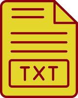 Text File Vintage Icon Design vector