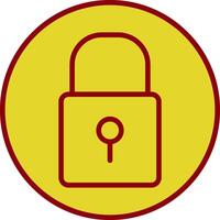 Lock Vintage Icon Design vector