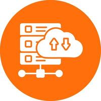 Data Transformation Multi Color Circle Icon vector