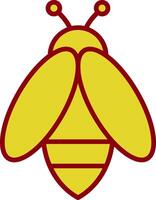 Bee Vintage Icon Design vector