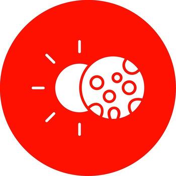 Eclipse Multi Color Circle Icon vector