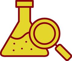 Chemical Analysis Vintage Icon Design vector