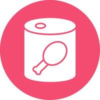 Canned Food Multi Color Circle Icon vector
