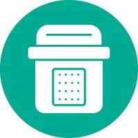 Sealed Multi Color Circle Icon vector