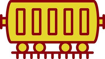 Train Cargo Vintage Icon Design vector