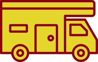 Camper Vintage Icon Design vector