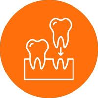 Implants Multi Color Circle Icon vector