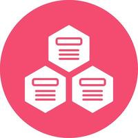 Infographic Elements Multi Color Circle Icon vector