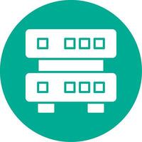 Data Quality Multi Color Circle Icon vector