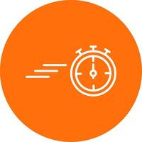 Timer Multi Color Circle Icon vector