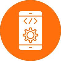 Software Development Multi Color Circle Icon vector