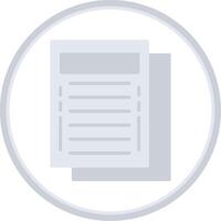 Task Flat Circle Icon vector