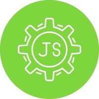 Javascript Multi Color Circle Icon vector