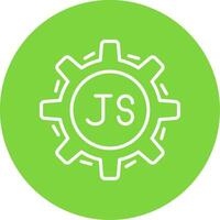 Javascript Multi Color Circle Icon vector