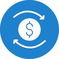 Circulation Multi Color Circle Icon vector