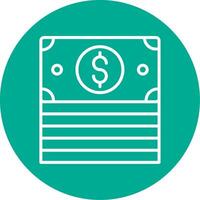 Stack Multi Color Circle Icon vector