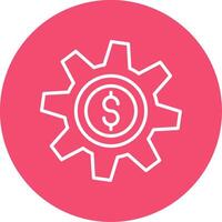 Money Management Multi Color Circle Icon vector
