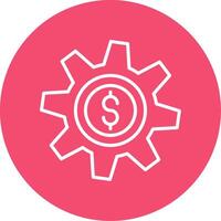 Money Management Multi Color Circle Icon vector