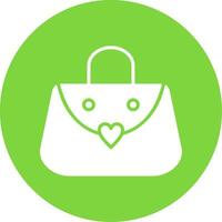 Purse Multi Color Circle Icon vector