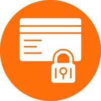Secure Payment Multi Color Circle Icon vector