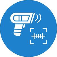 Scanning Multi Color Circle Icon vector