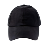 black cap on isolated transparent background png