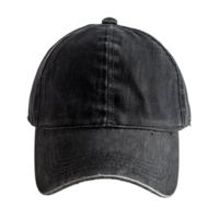 noir casquette sur isolé transparent Contexte png