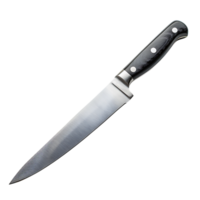 Kitchen knife on isolated transparent background png