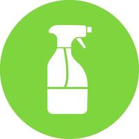 Cleaning Liquid Multi Color Circle Icon vector