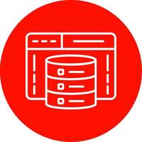 Web Development Multi Color Circle Icon vector