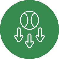 Gravity Multi Color Circle Icon vector