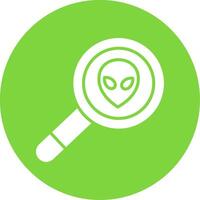 Aliens Multi Color Circle Icon vector