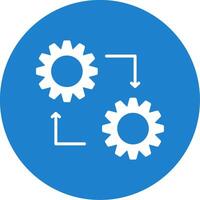 Methodology Multi Color Circle Icon vector