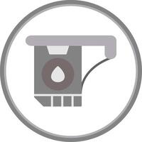 Ink Cartridge Flat Circle Icon vector