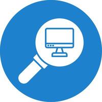 Audit Multi Color Circle Icon vector