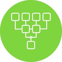Structure Multi Color Circle Icon vector
