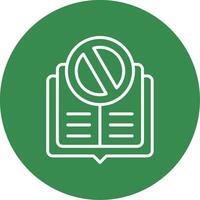 Rejected Multi Color Circle Icon vector