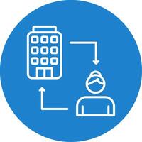 B2c Multi Color Circle Icon vector